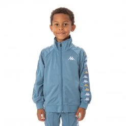 Kappa US Kids 222 Banda Annistonin Track Jacket - Light Blue