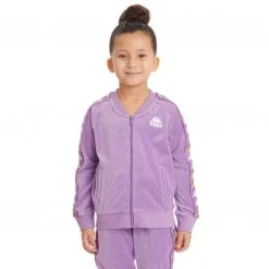 Kappa US Kids 222 Banda Benettin Track Jacket - Violet Lavender