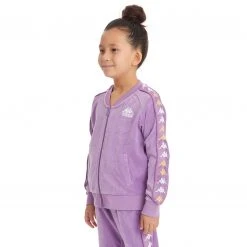 Kappa US Kids 222 Banda Benettin Track Jacket - Violet Lavender