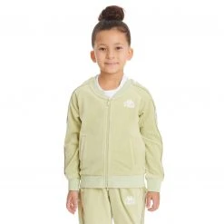 Kappa US Kids 222 Banda Benettin Track Jacket - Green Sage