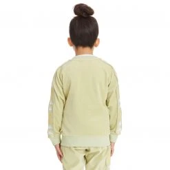 Kappa US Kids 222 Banda Benettin Track Jacket - Green Sage