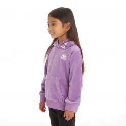 Kappa US Kids 222 Banda Loredo Hoodie - Violet Lavender