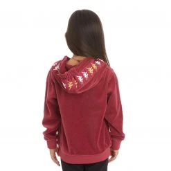 Kappa US Kids 222 Banda Loredo Hoodie - Burgundy