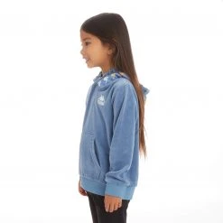 Kappa US Kids 222 Banda Loredo Hoodie - Light Blue
