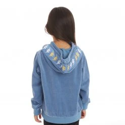 Kappa US Kids 222 Banda Loredo Hoodie - Light Blue
