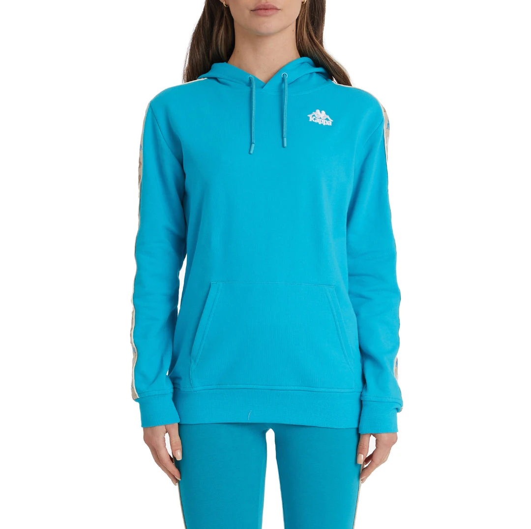 Kappa US 222 Banda Budy 4 Hoodie - Dark Aqua Women 3 Kappa US 222 Banda Budy 4 Hoodie - Dark Aqua Women