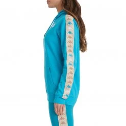 Kappa US 222 Banda Budy 4 Hoodie - Dark Aqua Women 8 Kappa US 222 Banda Budy 4 Hoodie - Dark Aqua Women