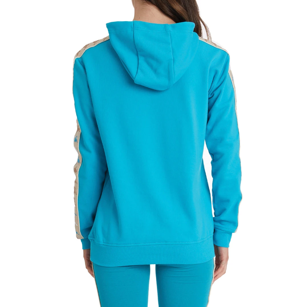 Kappa US 222 Banda Budy 4 Hoodie - Dark Aqua Women 6 Kappa US 222 Banda Budy 4 Hoodie - Dark Aqua Women