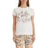 Kappa US Women Authentic Pinkar T-Shirt - White Peach 1 Kappa US Women Authentic Pinkar T-Shirt - White Peach