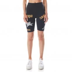 Kappa US Authentic Graphik Teresa Shorts - Black Smoke Light Orange