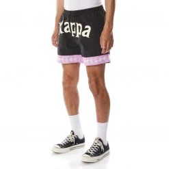 Kappa US 222 Banda Calabash 3 Shorts - Black Smoke Violet