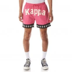 Kappa US 222 Banda Calabash 3 Shorts - Pink Black Men