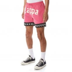 Kappa US 222 Banda Calabash 3 Shorts - Pink Black Men
