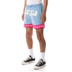 Kappa US 222 Banda Calabash 3 Shorts - Light Blue Pink