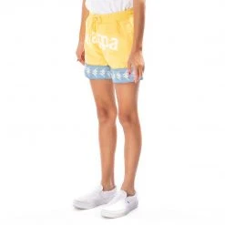 Kappa US Kids 222 Banda Calabash 3 Shorts - Yellow Light Blue