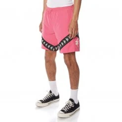 Kappa US 222 Banda Vircular Shorts - Pink Black