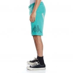 Kappa US Authentic Graphik Tren Shorts - Teal Men