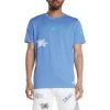 Kappa US Authentic Graphik Texan T-Shirt - Blue Men
