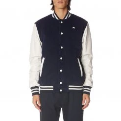 Kappa US Robe Giovani Andor Varsity Jacket - Navy