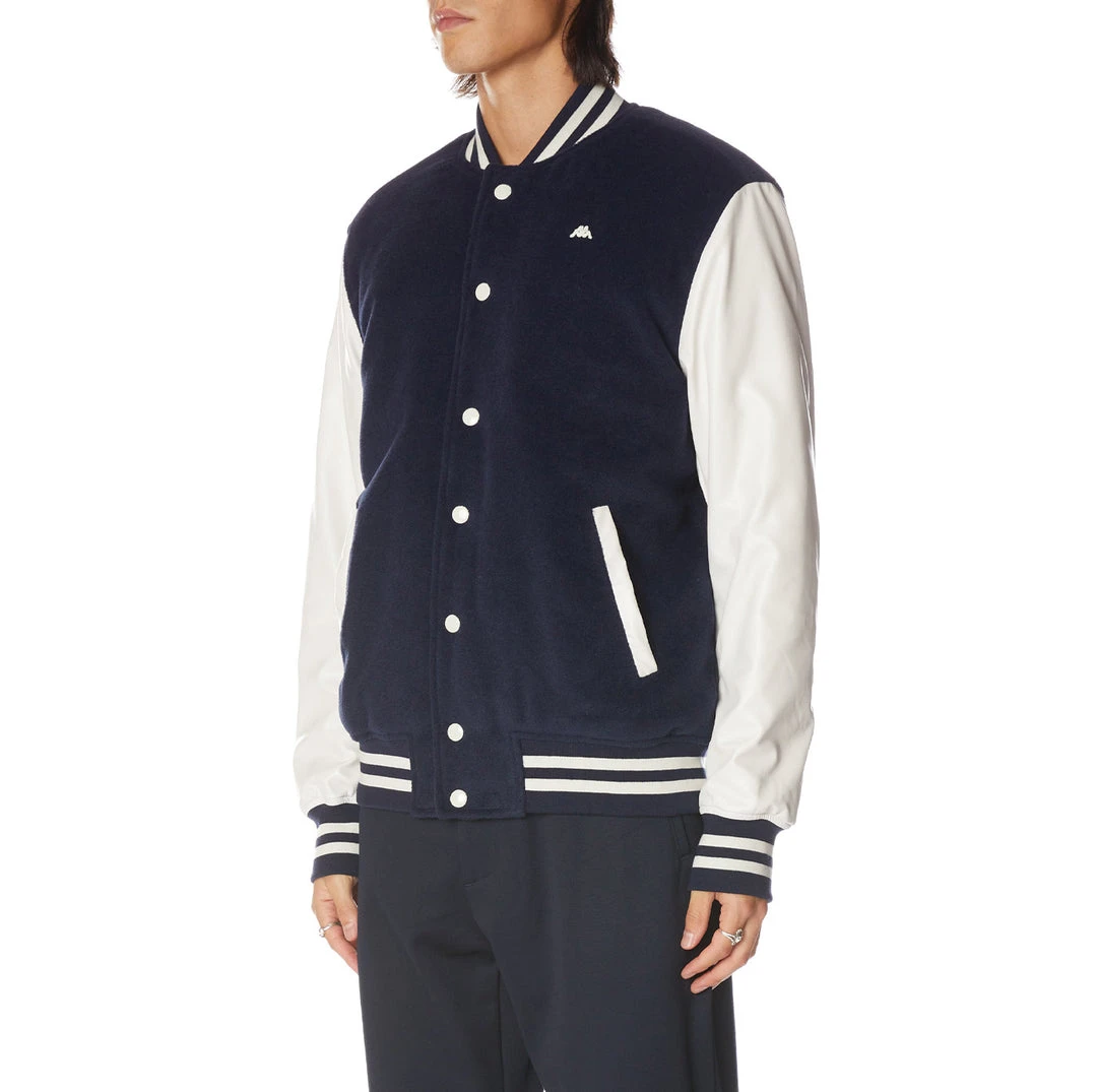 Kappa US Robe Giovani Andor Varsity Jacket - Navy 4 Kappa US Robe Giovani Andor Varsity Jacket - Navy