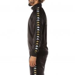Kappa US 222 Banda Flippers Firmio Track Jacket - Black Smoke Men