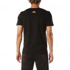 Kappa US Authentic Flippers Flippy T-Shirt - Black Smoke Men