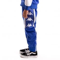 Kappa US Kids Authentic 222 Banda 10 Alen Pants Blue Royal White